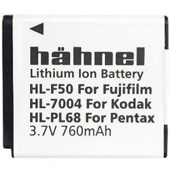 Hähnel HL-PL68 - Batería Li-Ion para Pentax D-Li68, 3.7V, 760mAh