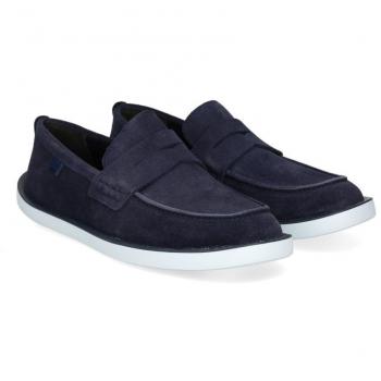 CAMPER Wagon Men's Formal Blue Suede Shoes in Size 42 and Size 9