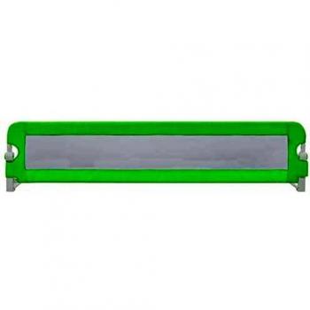 Barandilla de Seguridad para Cama de Niño, Material Poliéster, Color Verde, Dimensiones 120x25 cm