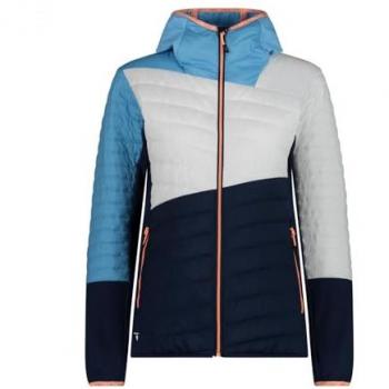 CMP Women's Hybrid Hooded Jacket 33Z6026 Blue 2XS