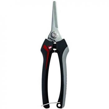 Bellota 3621-C - Tijera recolectora de hoja alargada con punta redondeada para recolección de uva, fruta y verdura. 186 mm. 82gr.