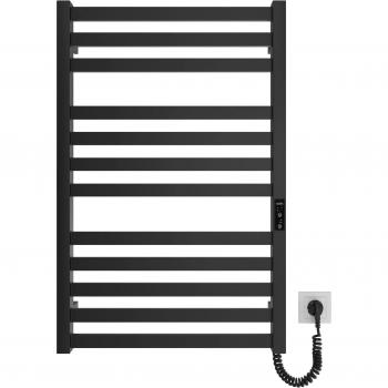 Radiador Toallero Eléctrico Bajo Consumo Hygge Family Oxford 130 W 770x530 mm Negro Mate