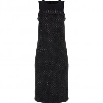 Guess W4RK45-K9UN2-JBLK Vestido Negro Ceñido con Tachuelas Doradas Envío 24-48 Horas