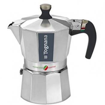 Cafetera Tognana Italika Premium de Aluminio para 2 Tazas
