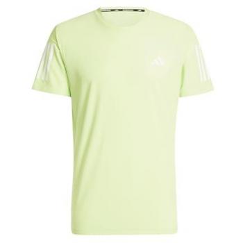Camiseta de Manga Corta Adidas Own The Run para Hombre, Color Pulse Lime
