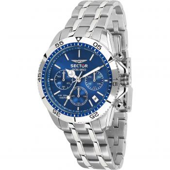 Reloj Cronógrafo para Hombre Sector R3273962001 de Cuarzo con Correa de Acero Inoxidable 42mm 10ATM