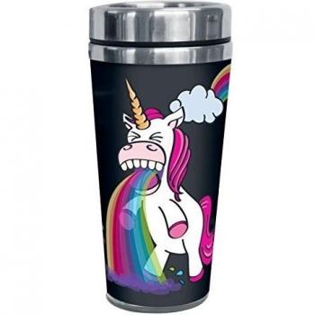 Unicornio Kotzendes Einhorn - Regenbogen Taza de café Standard