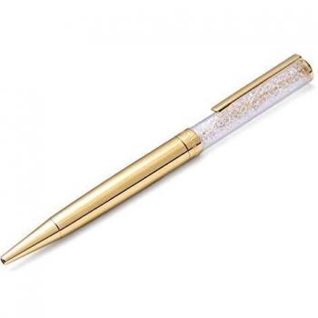 Swarovski Bolígrafo de metal para mujer con cristales Swarovski, talla única, oro 32000993