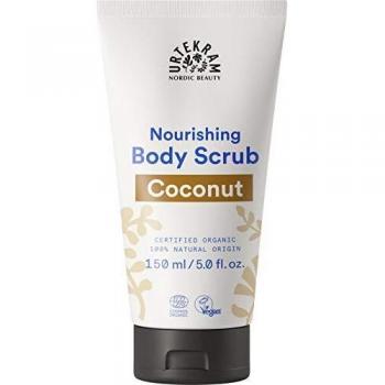 Urtekram Exfoliante Corporal de Coco BIO, nutritivo aceite de coco virgen, 150 ml