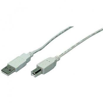 LogiLink 3m USB 2.0 A to B Cable - Grey