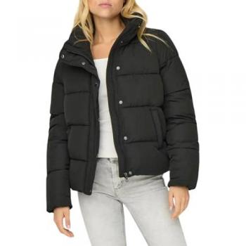 Chaqueta de Invierno Acolchada Corto para Mujer Only New Cool XS M Negro
