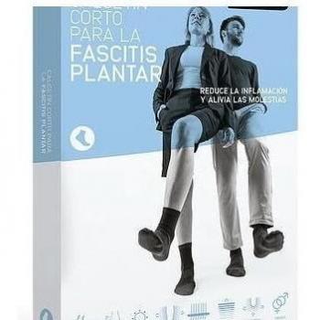 Medilast Short Compression Socks for Plantar Fasciitis, Black, Size S