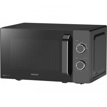 Microondas Sencor SMW 1919BK, 20 litros, 700W, color negro, con función de descongelado y temporizador