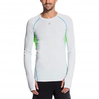 Gregster Pro Codie Camiseta Deporte, Hombre, Gris, M