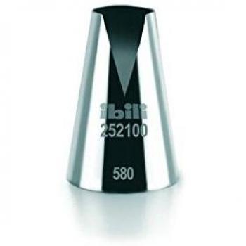 Ibili 252300 - Casquillo San Honore, acero inoxidable, plata, 2 x 3 x 4 cm