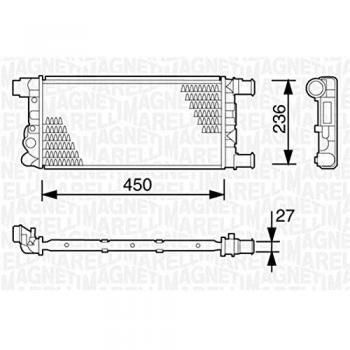 Magneti Marelli BMQ103 radiador del motor