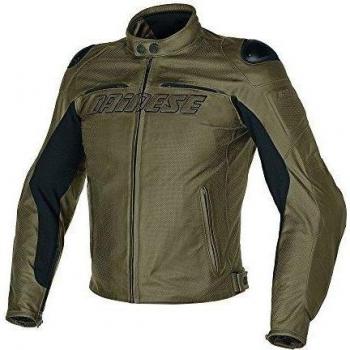 Dainese Speed Naked Pelle Estivo Chaqueta para Moto, Tabaco, 58