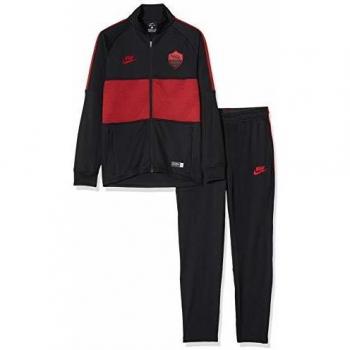 Nike A.S. Roma Strike Chándal, Unisex niños, Black/Black/Team Crimson/Team Crimson, M