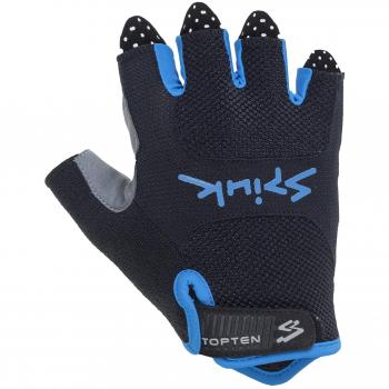 Spiuk Top Ten Mtb Guantes Cortos, Hombre, Negro / Azul, XL