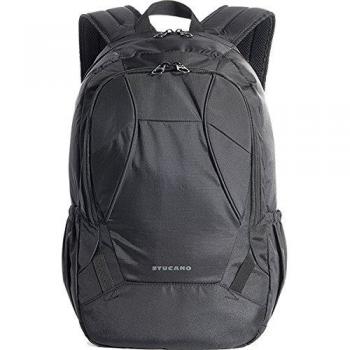 Tucano - Doppio Mochila para portátil de 15,6 Pulgadas, Compatible con MacBook Pro de 16, Bolsillo para Powerbank/Smartphone, Ideal para el Deporte, el Trabajo y los Viajes