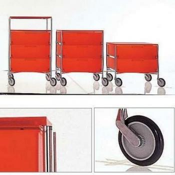 Kartell Mobil 2024 Contenedores, Acero, Azul, 49x78x81 cm