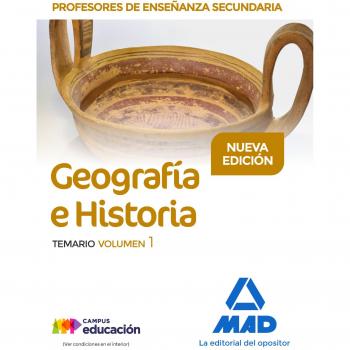 Profesores de Enseñanza Secundaria Geografía e Historia Temario volumen 1 - GARCIA LUCAS, ISABEL;CEBRIAN ABELLAN, AURELIO