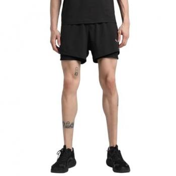 Puma Ultraweave 2-in-1 5 Men's Running Shorts - Black - Extra Large