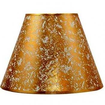 Pantalla Lourdes Conica Oro E27 25dx13dx19h