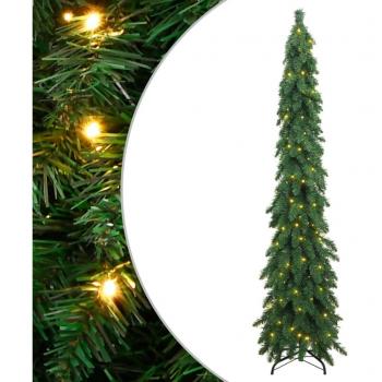 Árbol de Navidad Artificial Iluminado con 130 LEDs, 210 cm