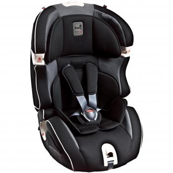 Kiwy SLF123 Q-Fix - Silla de coche semi-universal, grupos 1-2-3, color negro