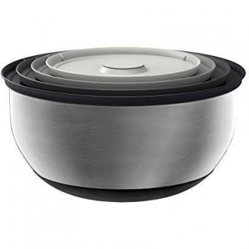 Joseph Joseph Prep & Store 100 Collection Prep and Store Nest Bowls, Stainless Steel