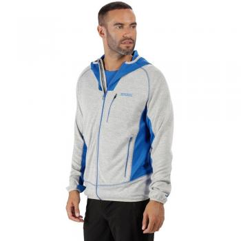 Regatta Cartersville IV - Sudadera con Capucha para Hombre, Hombre, Color Light Steel/Oxford Blue, tamaño 2 X-Grande