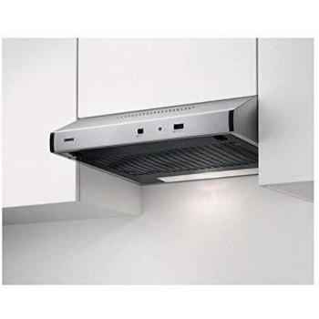 Zanussi ZHT631X Telescópica o extraplana Negro, Acero inoxidable 220m³/h D - Campana