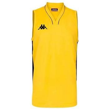 Kappa Cairo Camiseta Baloncesto, Hombre, Amarillo, M