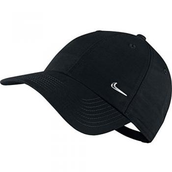 Nike Metal Swoosh Cap - Gorra para hombre, talla única, color negro