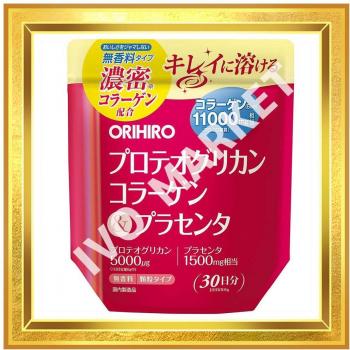Japan ORIHIRO Proteoglycan Collagen Placenta Granule Type Unscented 180g