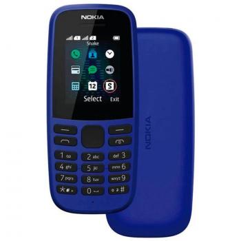 Nokia 105 (2019) Blue Dual SIM - Teléfono móvil con pantalla de 4,5 cm (1.77) y peso de 74,04 g