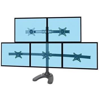 KIMEX 015-1257 Soporte de mesa para 5 TV/ Monitores 13-24