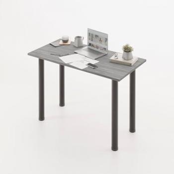 Mesa Escritorio Oyun de Madera Nórdica Negra con Patas Negras (119x60x75 cm) - PLYKIT