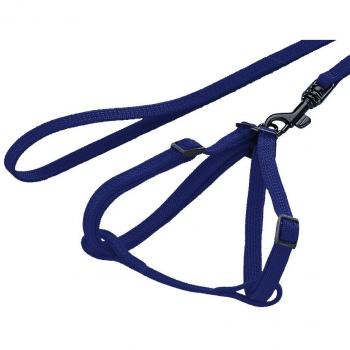 Arnés de Nylon para Conejos con Correa Nobby Azul