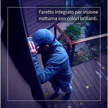 Arlo Ultra, cámara vigilancia wifi 4K, faro y sirena integrados, detector de movimiento, visión nocturna en color, audio bidireccional, funciona con Alexa, Prueba gratuita Arlo Secure incluida