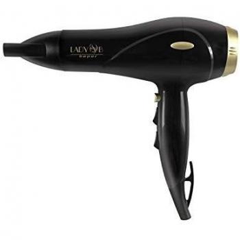 Secador de Pelo BEPER 40.402 Color Negro/Dorado, 2 velocidades, 2000W