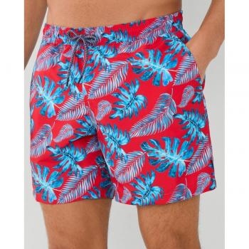 Bañador bermuda de hombre con estampado de hojas Hackett London