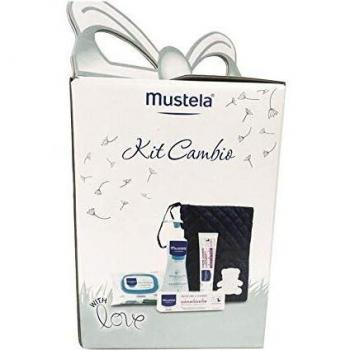 Kit de Cambio Mustela con Crema para Pañal y Toallitas Húmedas