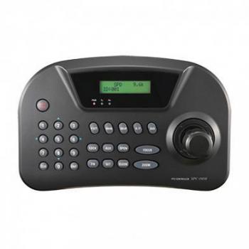 Controlador de cámaras de seguridad PTZ Hanwha SPC-1010 con montaje para vivienda