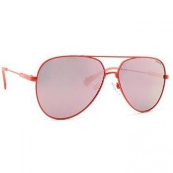 Polaroid Unisex Red Metal Sunglasses with Pink Lens PLD 6187/S C9A