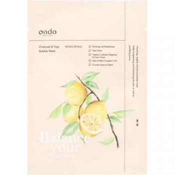 Ondo Beauty 36.5 Charcoal & Yuja Bubble Mask