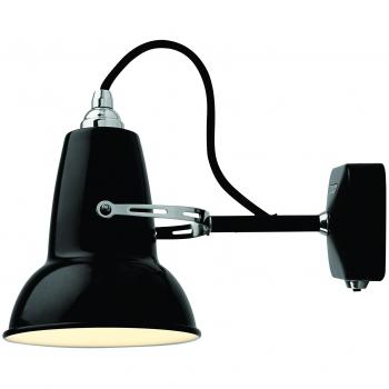 Aplique de pared Anglepoise Original 1227 Mini, color negro, diseño de George Carwardine