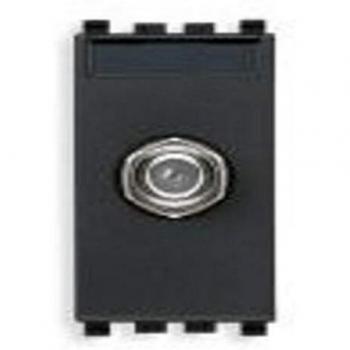 Presa Coaxial Tipo F Hembra Gris Vimar Eikon 20318