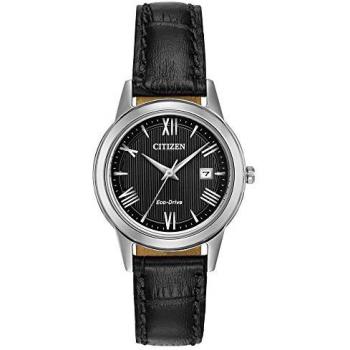 Reloj de Mujer Citizen Eco-Drive FE1081-08E con Correa de Cuero, Analógico y Solar